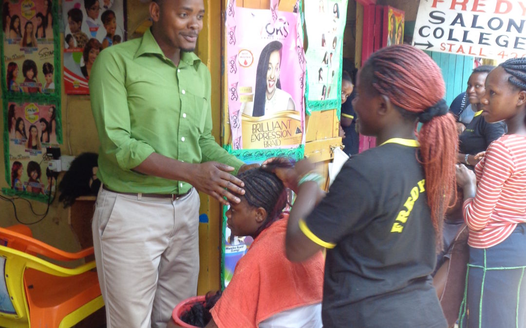 Set up of training program in Mathare slum area in Kenya