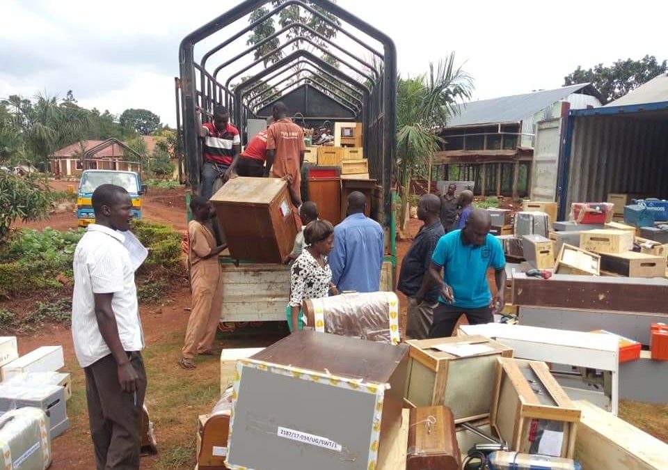 Materials and furniture for training centre in Uganda