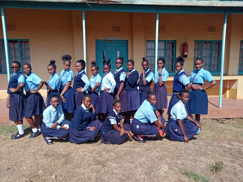 Tools for home science training in OLV Girls School in Meru – Eastern Kenya