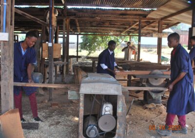 Tools for vocational training in Manyoni, Tanzania