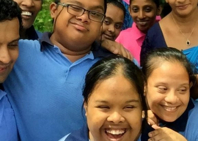 Training for different abled young people in Colombo, Sri Lanka
